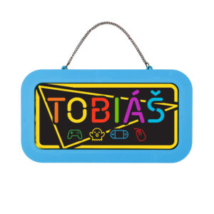 Neonová cedulka se jménem - Tobiáš Albi