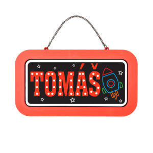 Neonová cedulka se jménem - Tomáš Albi