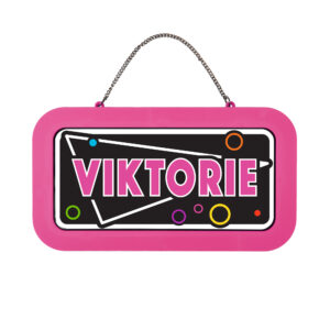 Neonová cedulka se jménem - Viktorie Albi