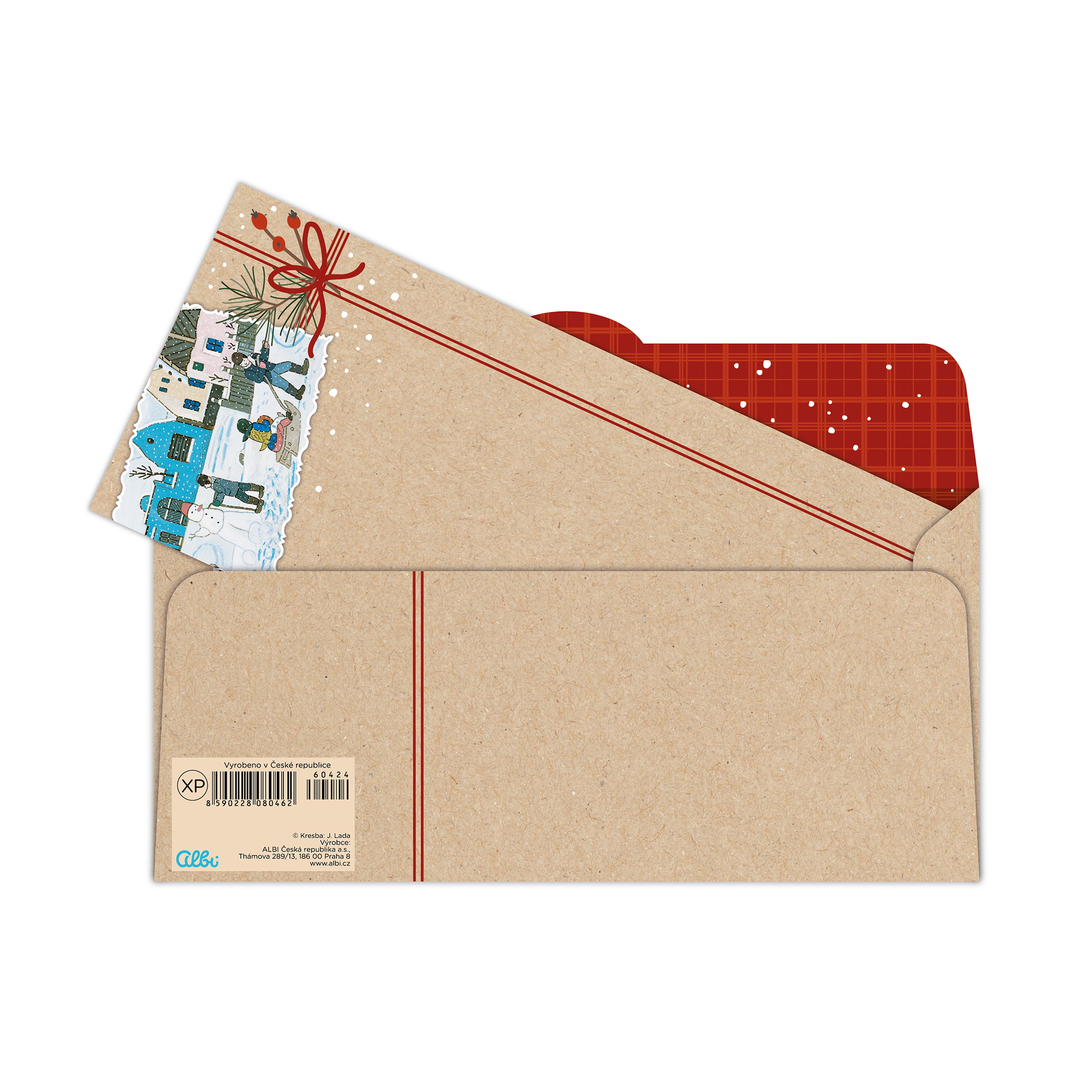 Obálka na peníze Josef Lada - Kouzelné Vánoce Albi - Obrázek 2
