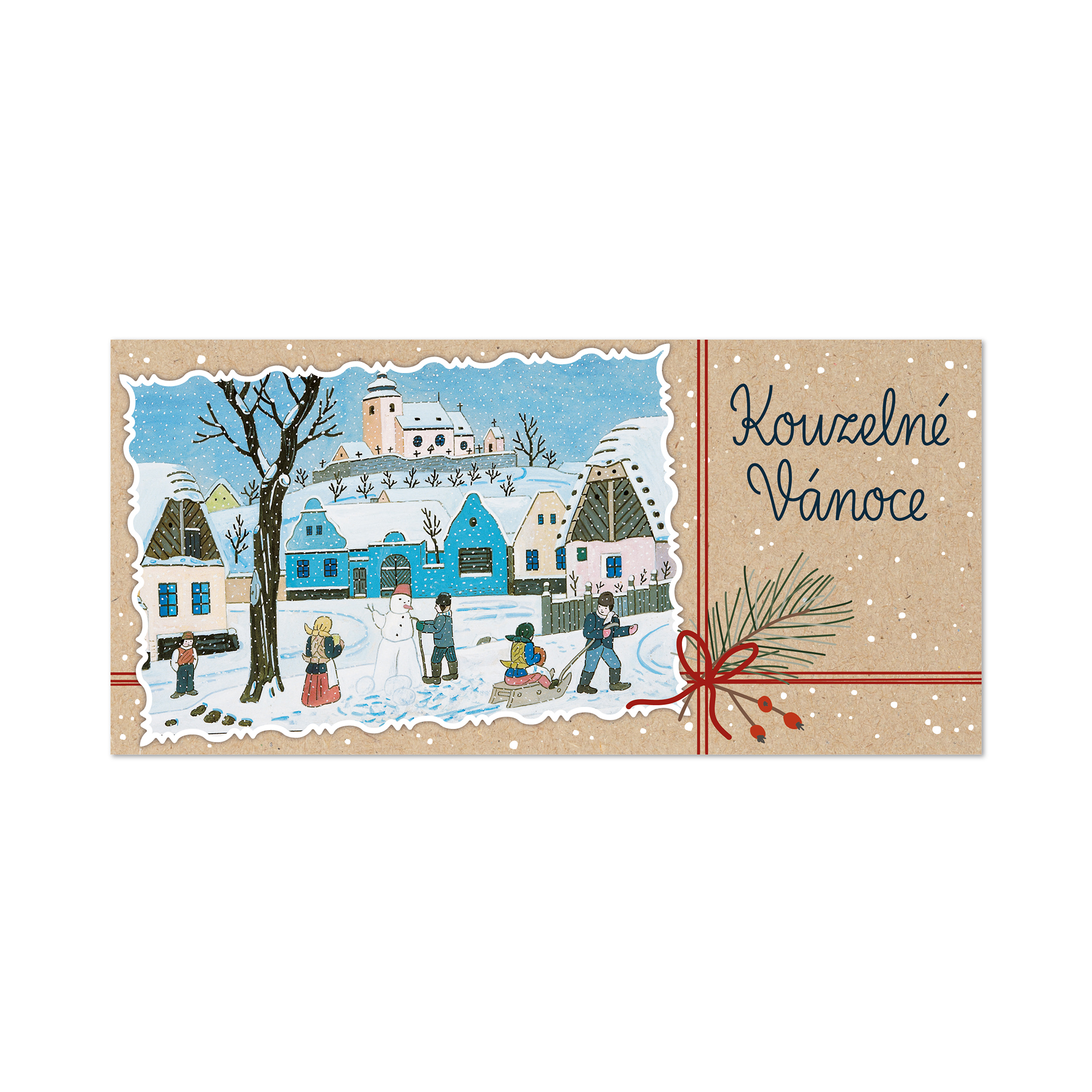 Obálka na peníze Josef Lada - Kouzelné Vánoce Albi