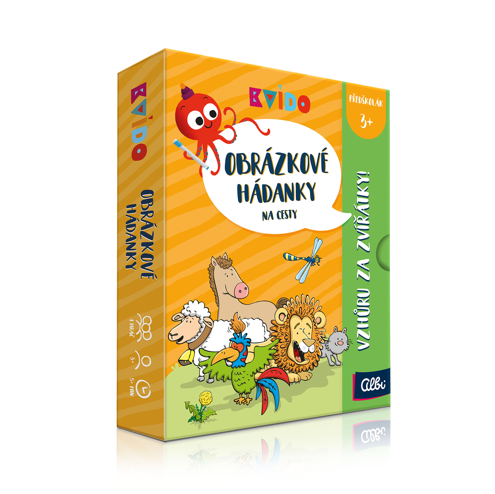 Obrázkové hádanky - Vzhůru za zvířátky Albi