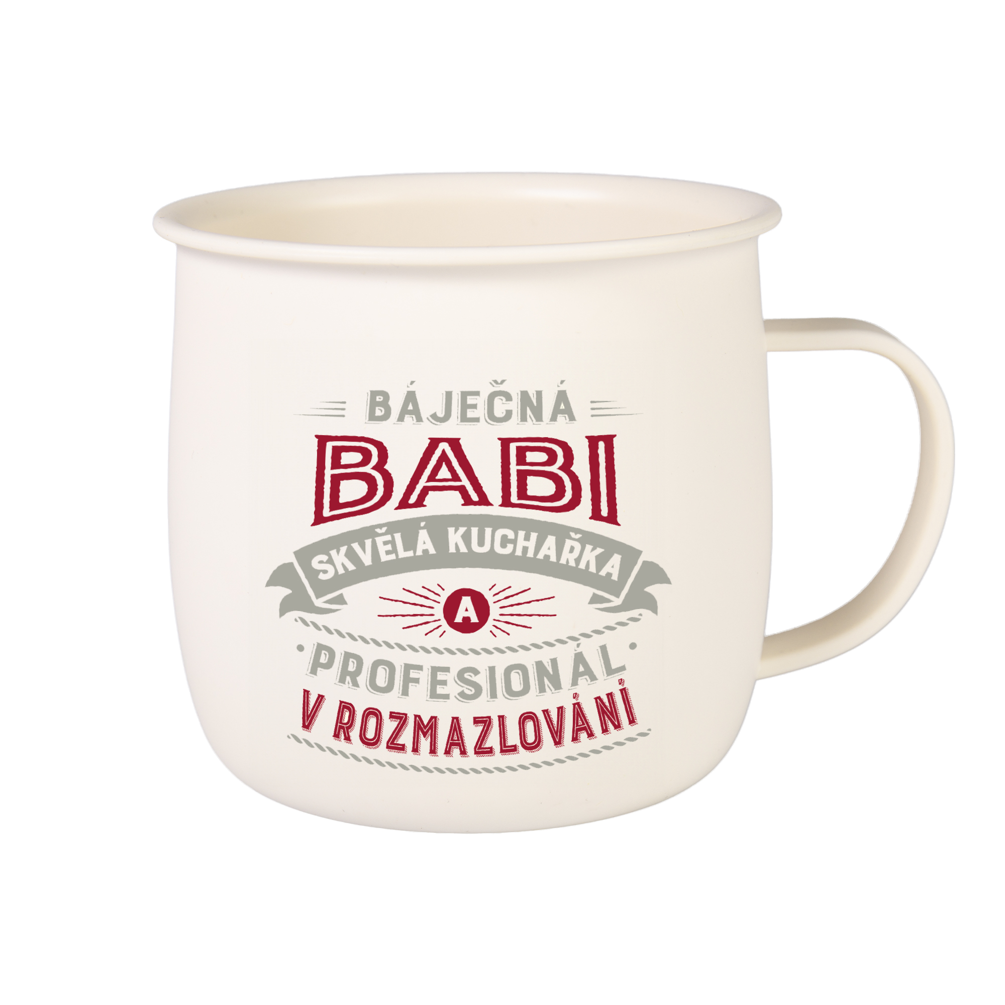 Outdoorový hrnek - Báječná babi Albi