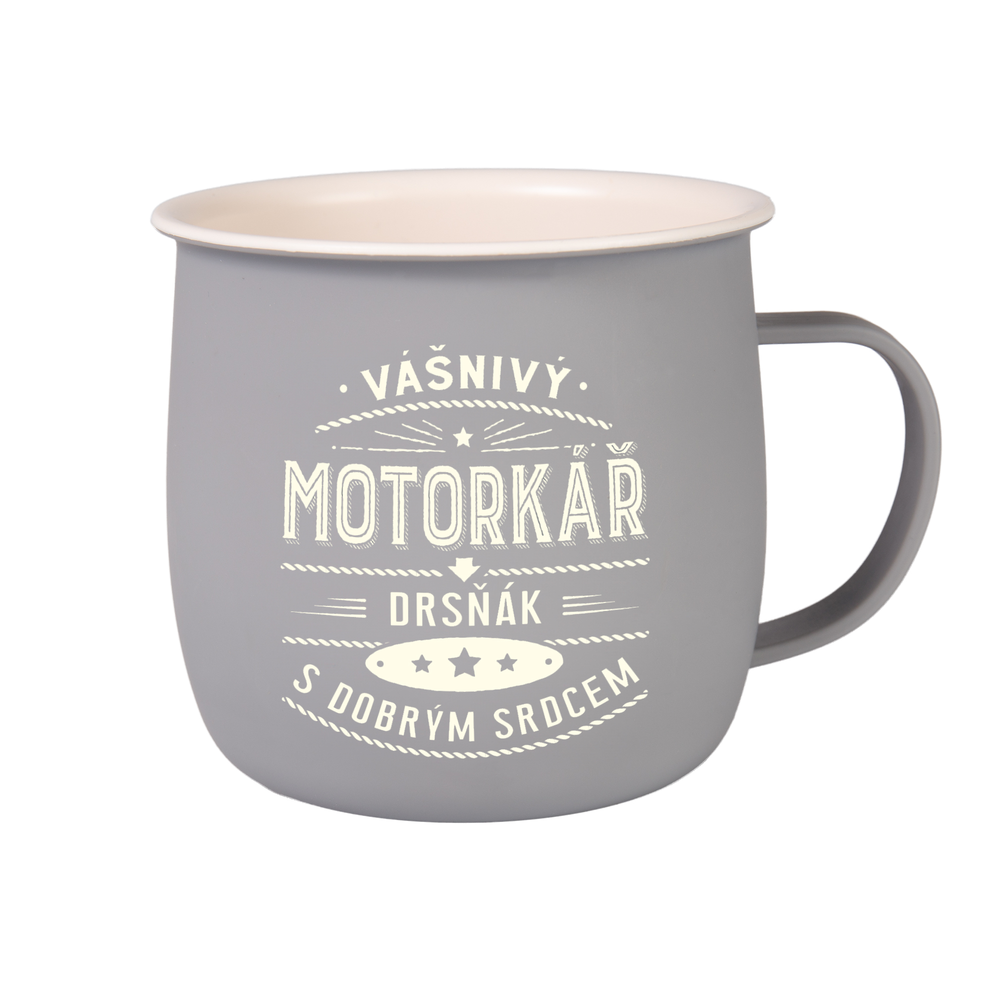 Outdoorový hrnek - Motorkář Albi