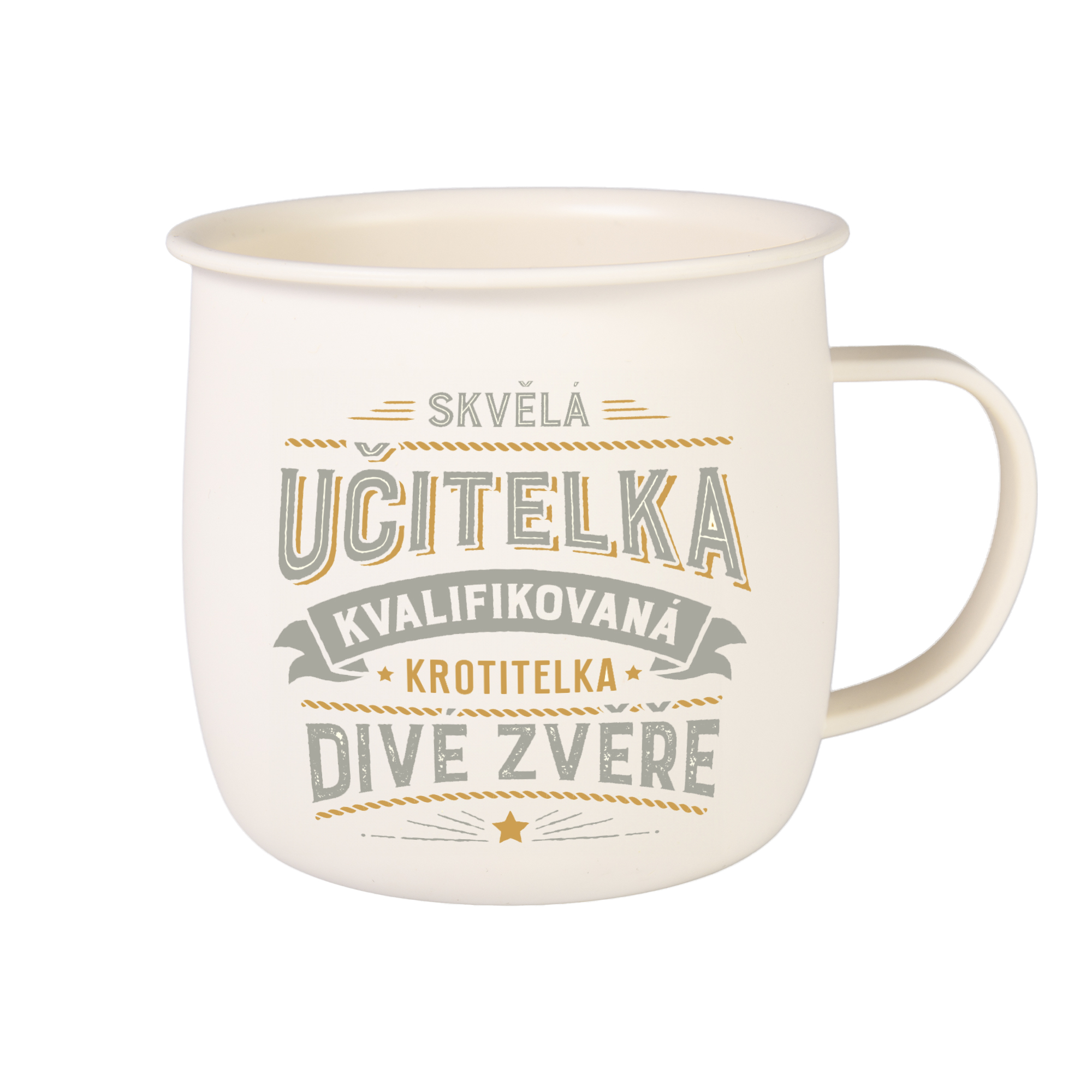 Outdoorový hrnek - Skvělá učitelka Albi