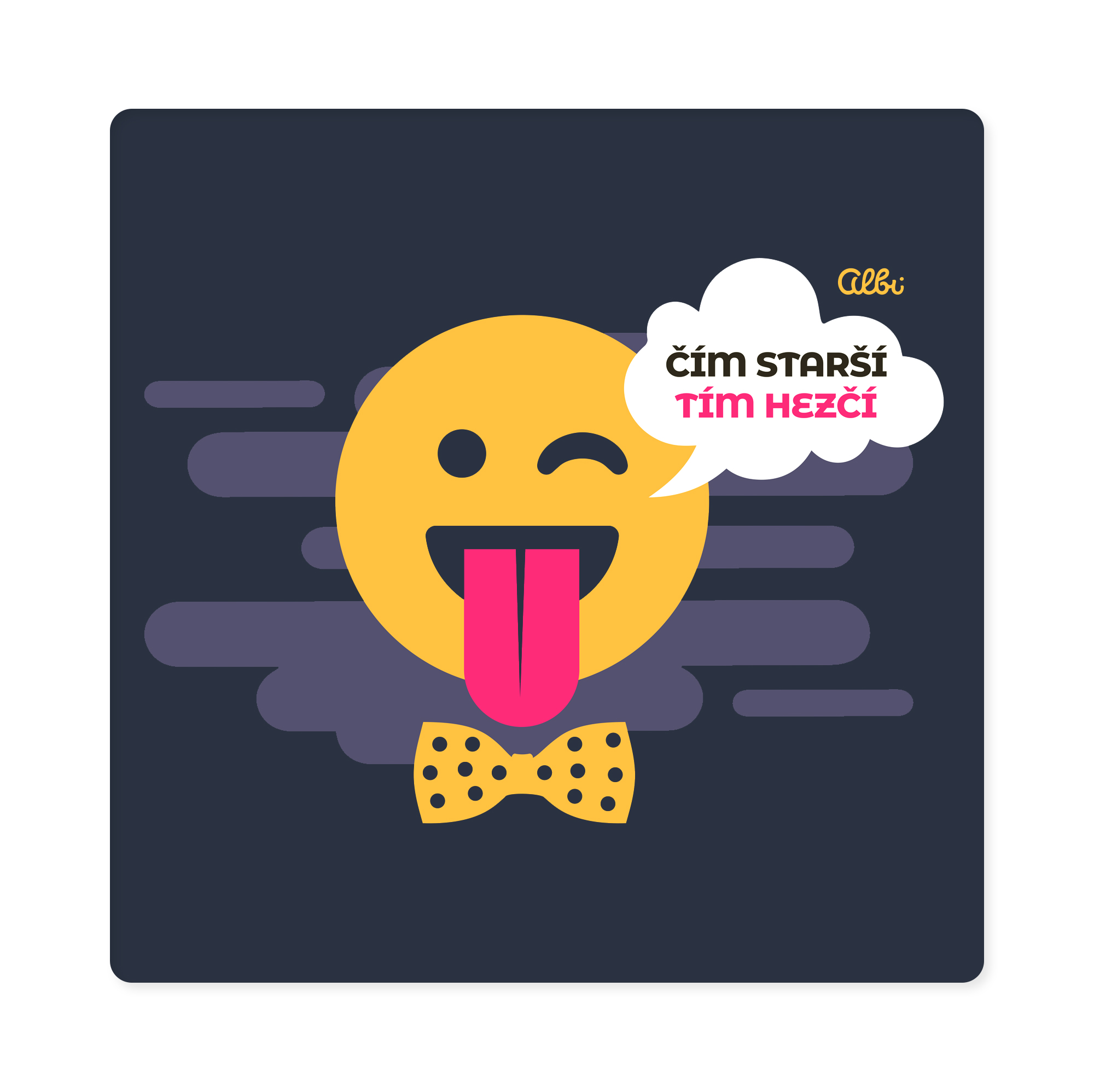 Pánské tričko - Čím starší, vel. L Albi - Obrázek 2