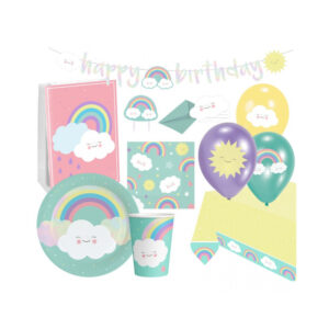 Párty Set Duha a mráčky 61 ks Albi