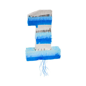 Piňata modrá číslo 1 Albi