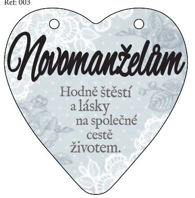 Plaketka - Pan a paní Albi