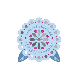 Plaketka kytka - Pro štěstí Albi