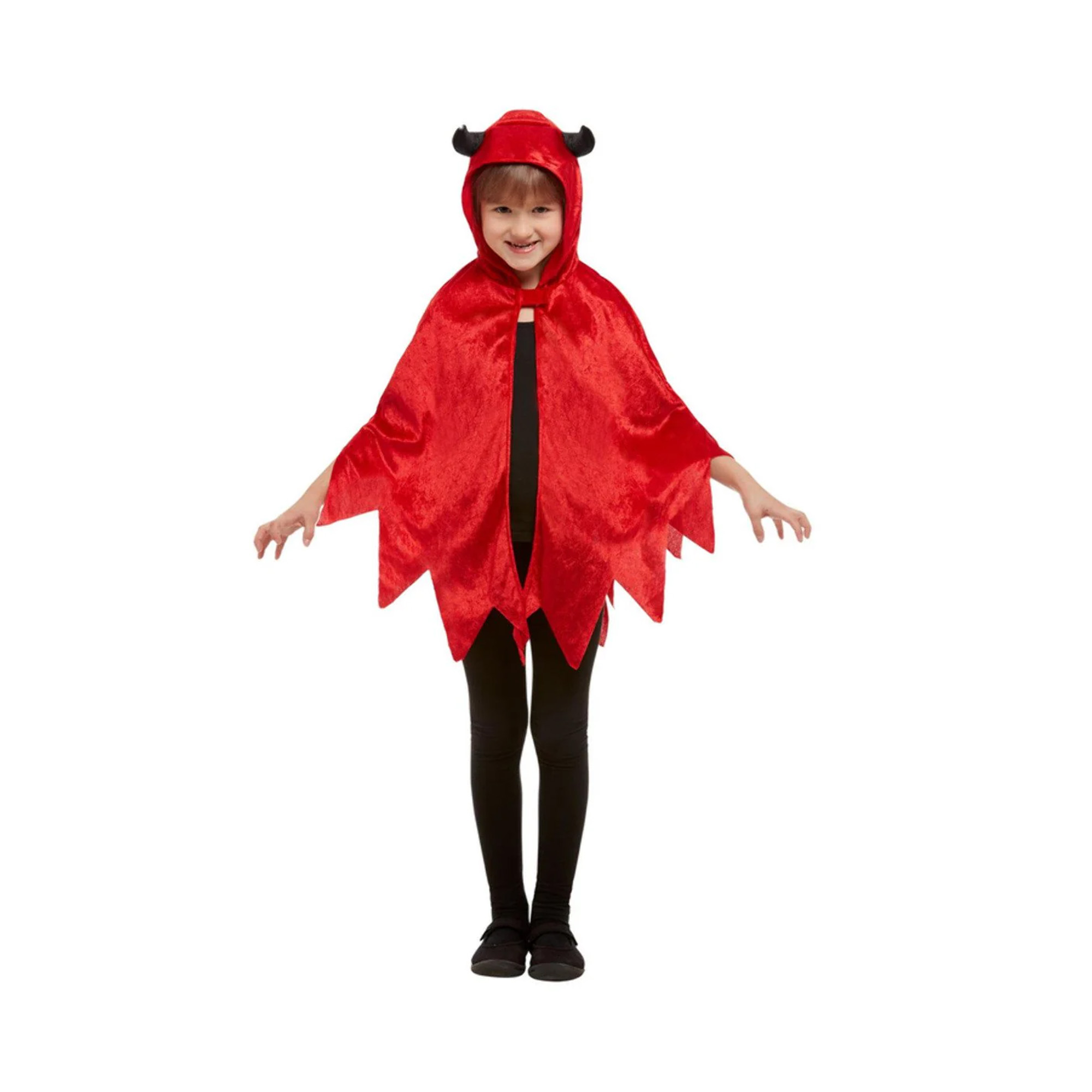 Plášť červený s rohy Albi