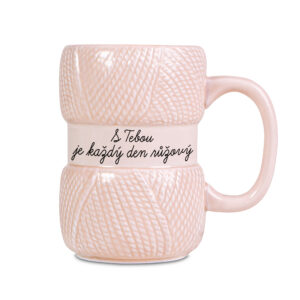 Pletený hrnek - S Tebou Albi