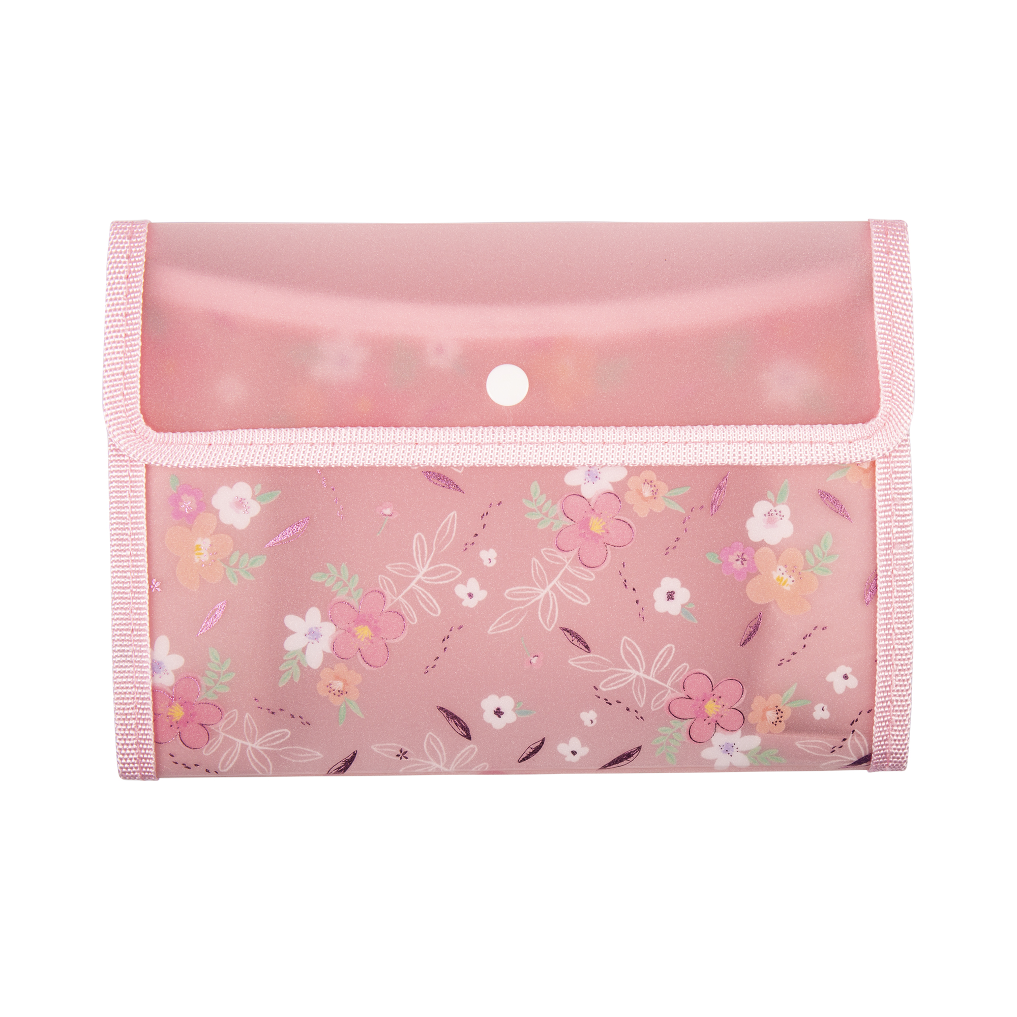 Pouzdro B6 - Růžové kytičky Albi