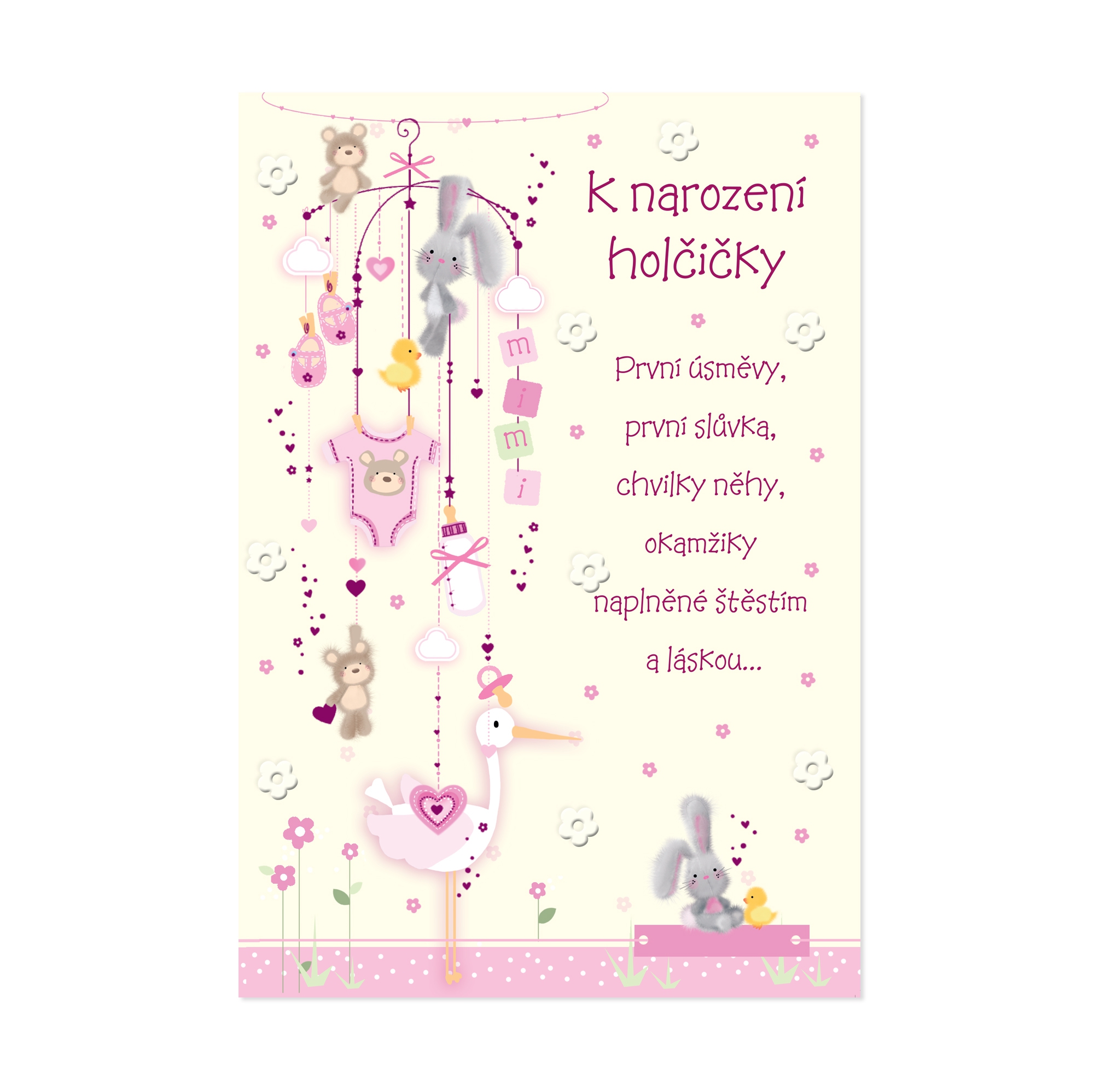 Přání k narození holčičky Albi