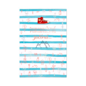 Přání s broží - Teniska Albi