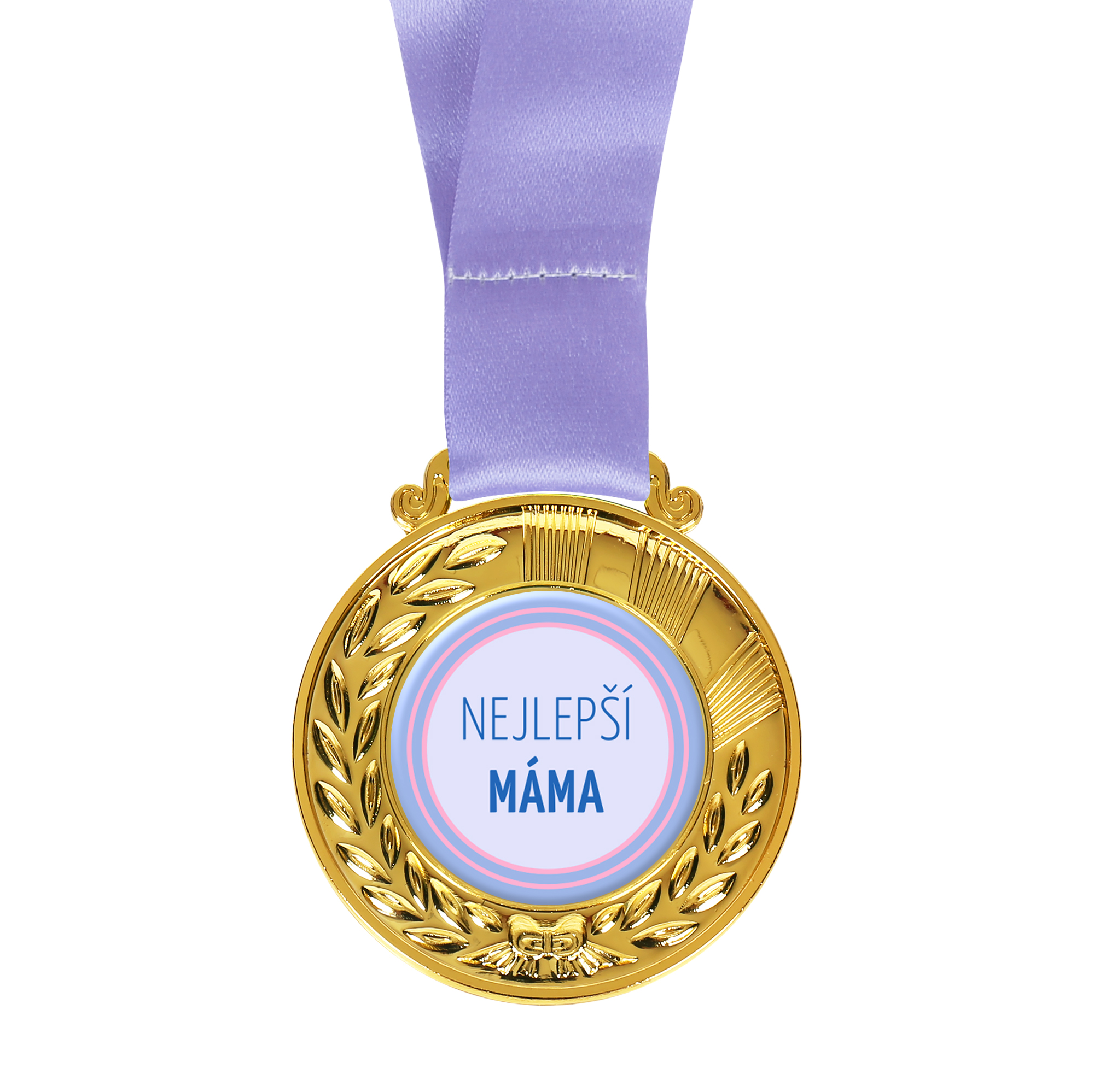 Přání s medailí - Nejlepší máma Albi - Obrázek 2