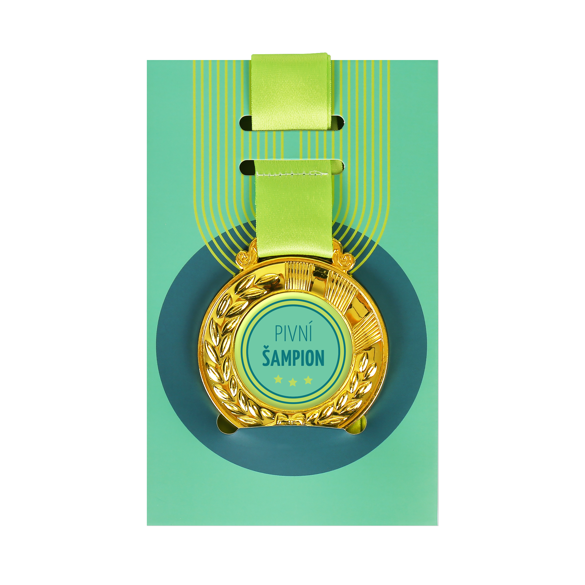 Přání s medailí - Pivní šampion Albi