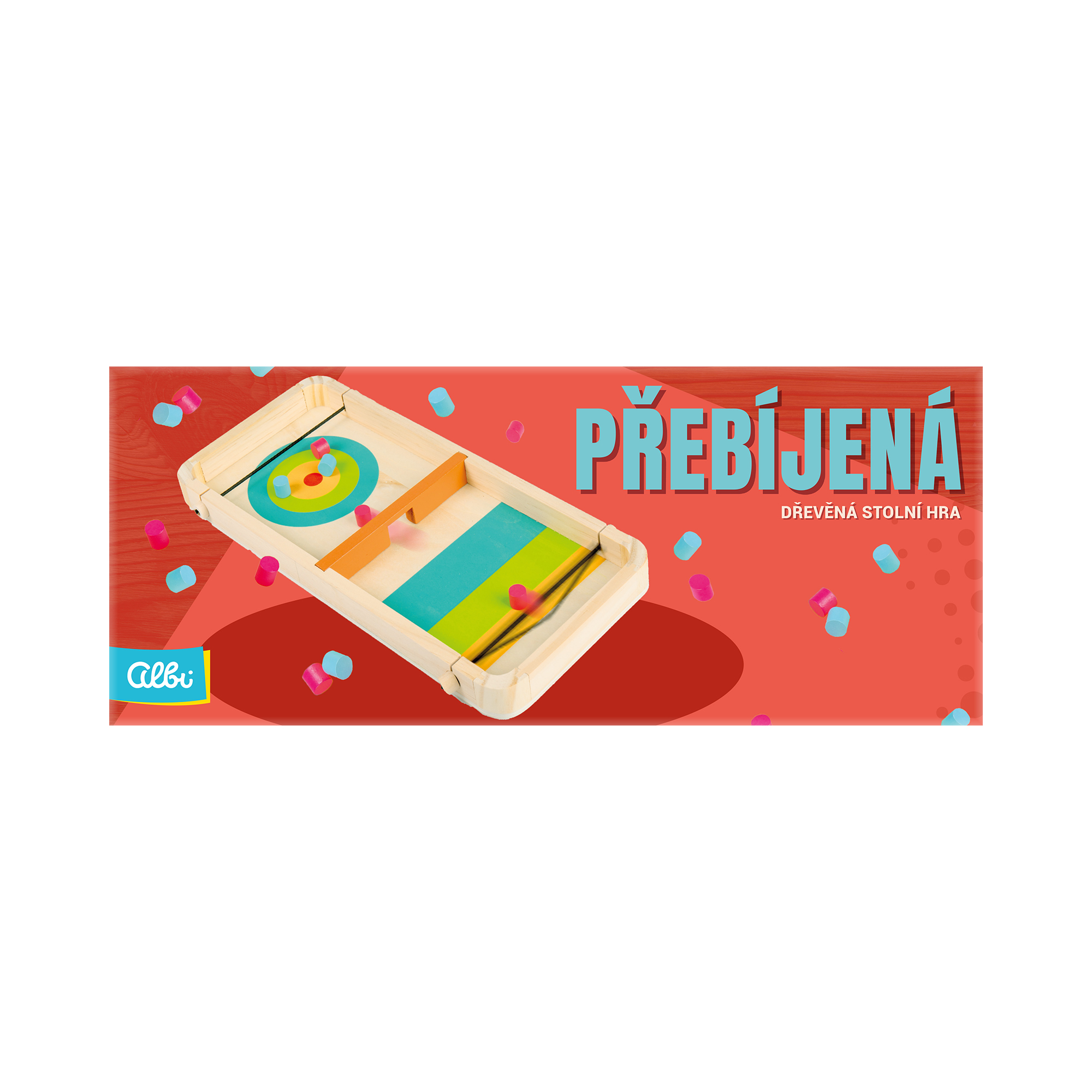 Přebíjená - Dřevěná stolní hra Albi - Obrázek 2