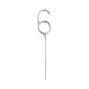 Prskavka stříbrná číslo 6 Albi