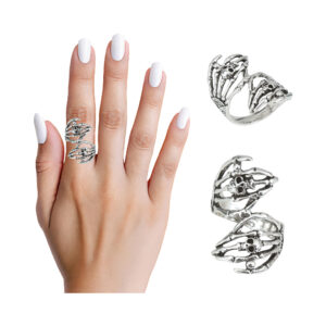 Prsten Ruce kostlivce stříbrný Albi