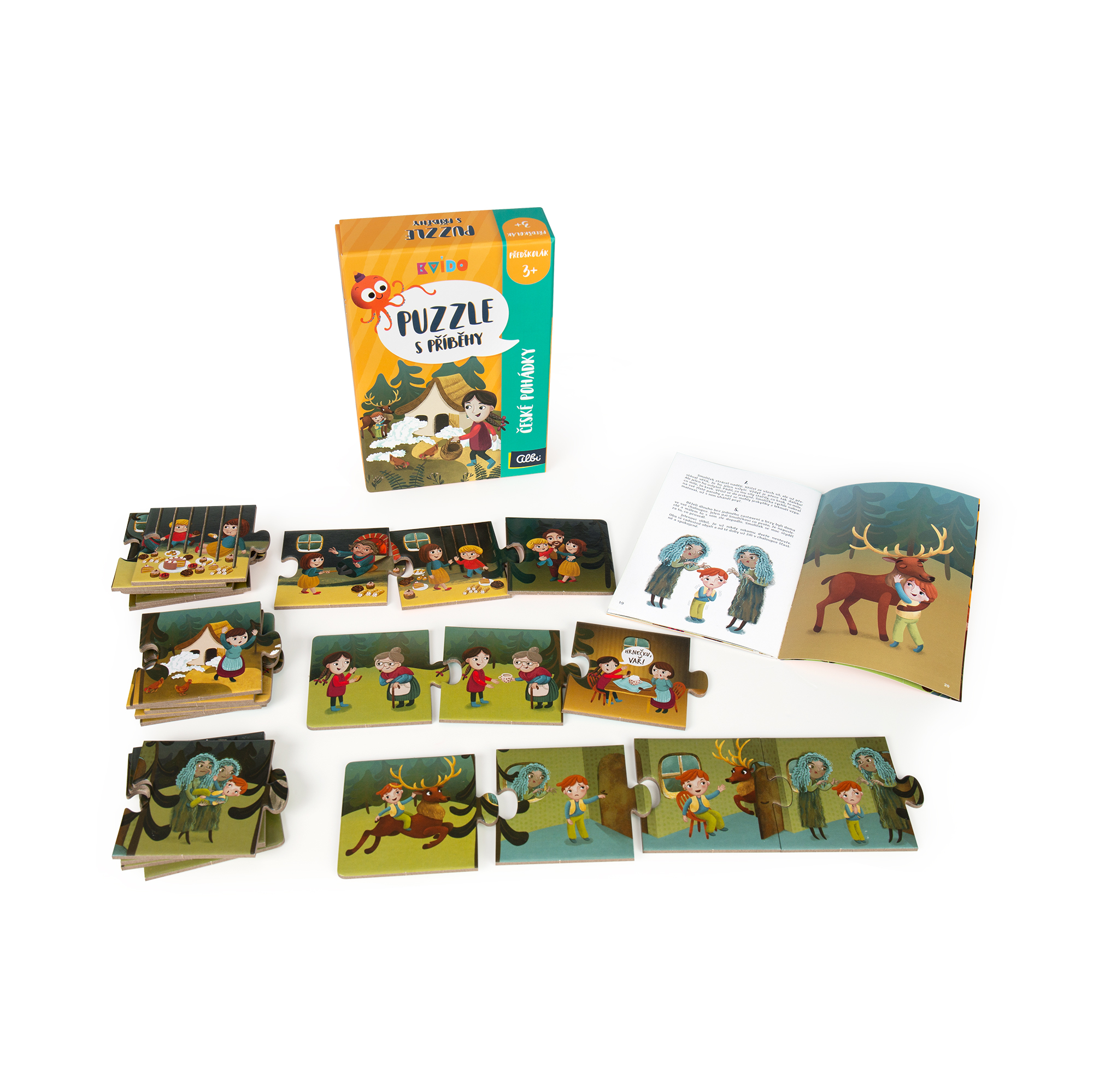 Puzzle s příběhy - České pohádky - Kvído Albi - Obrázek 3