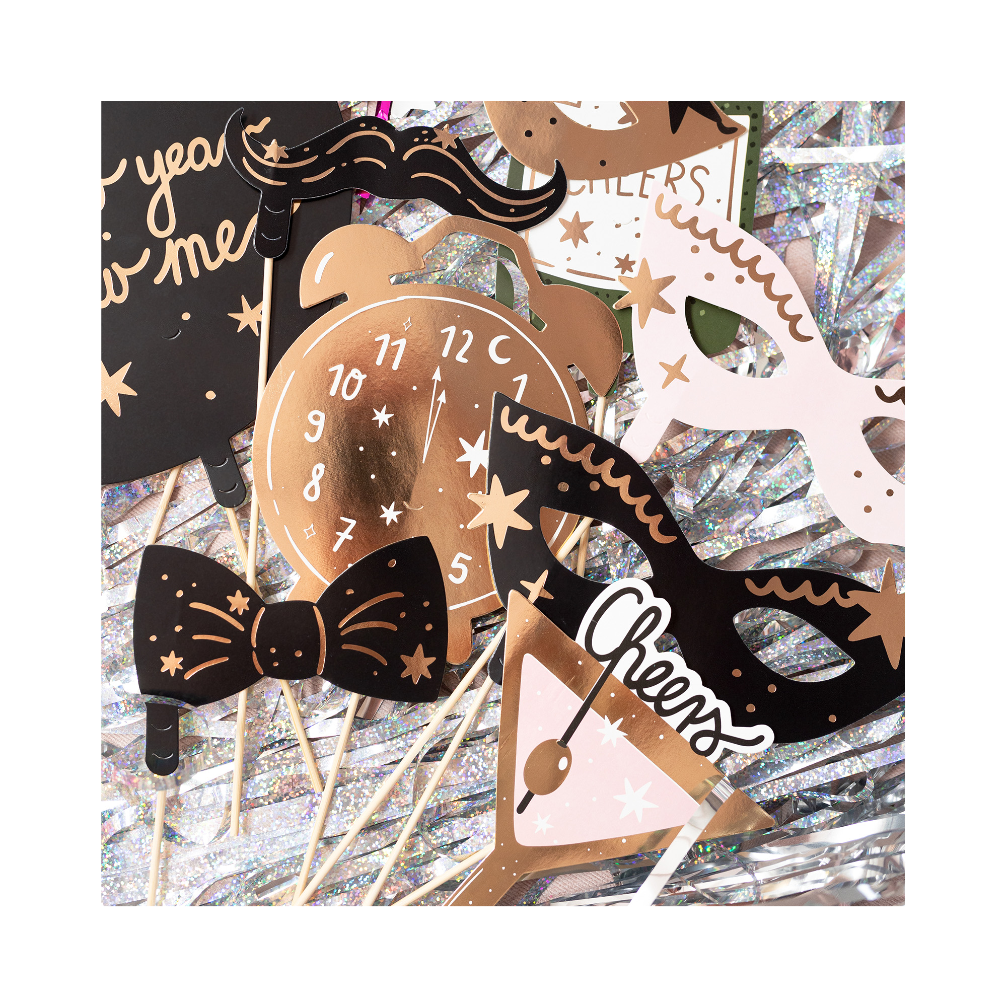 Rekvizity do fotokoutku Silvestr 9 ks Albi - Obrázek 3