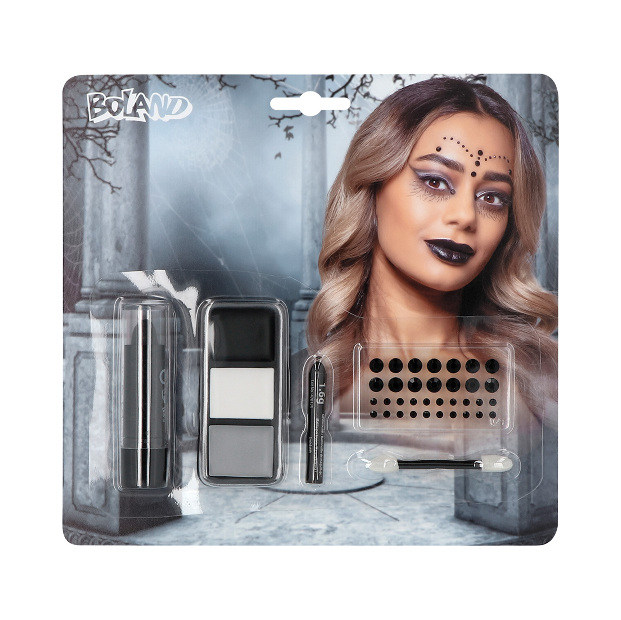 Sada barev na obličej Čarodějka s kamínky Albi