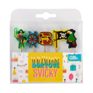 Sada dortových svíček - Pirát Albi