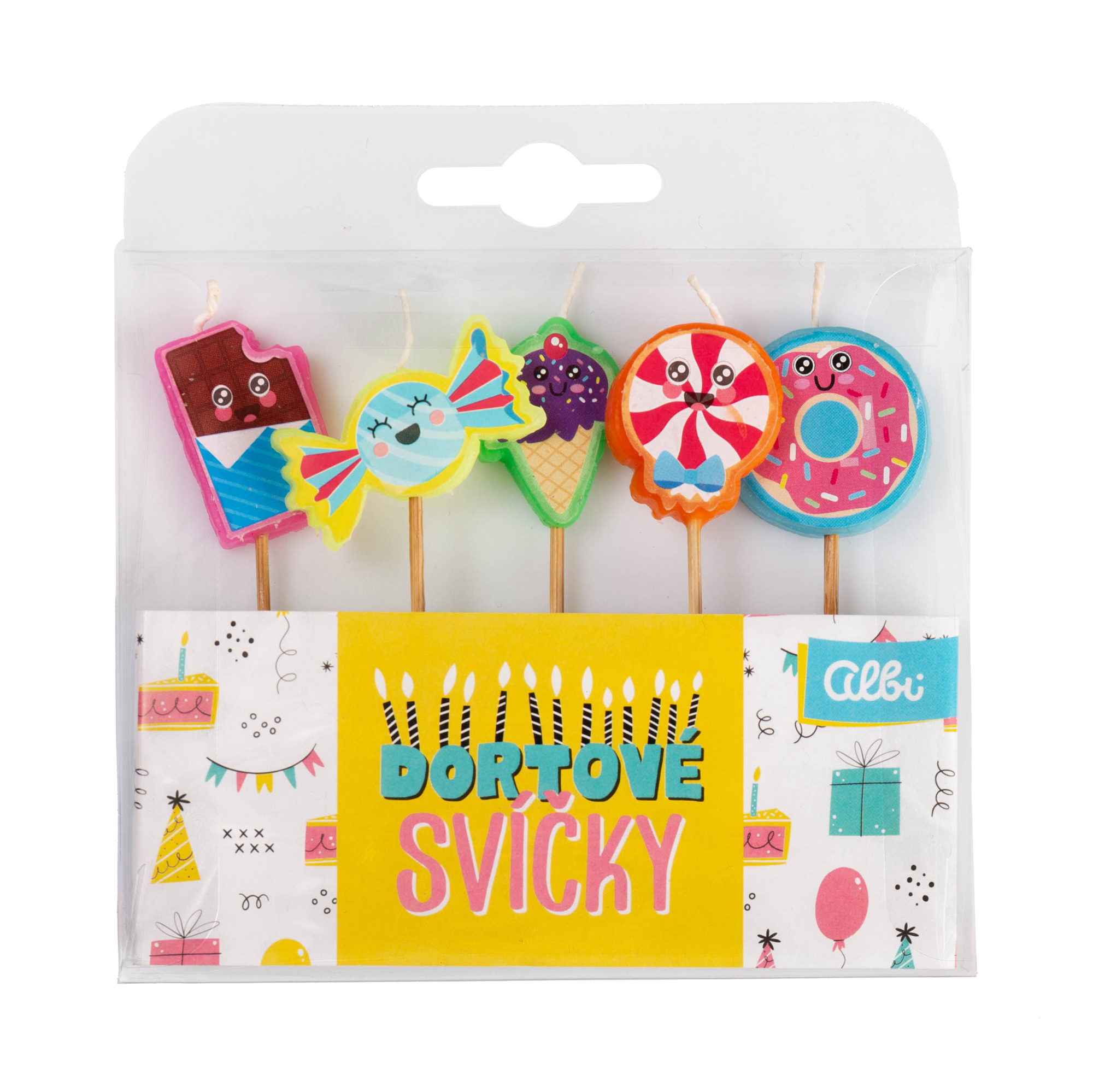 Sada dortových svíček - Sladkosti Albi