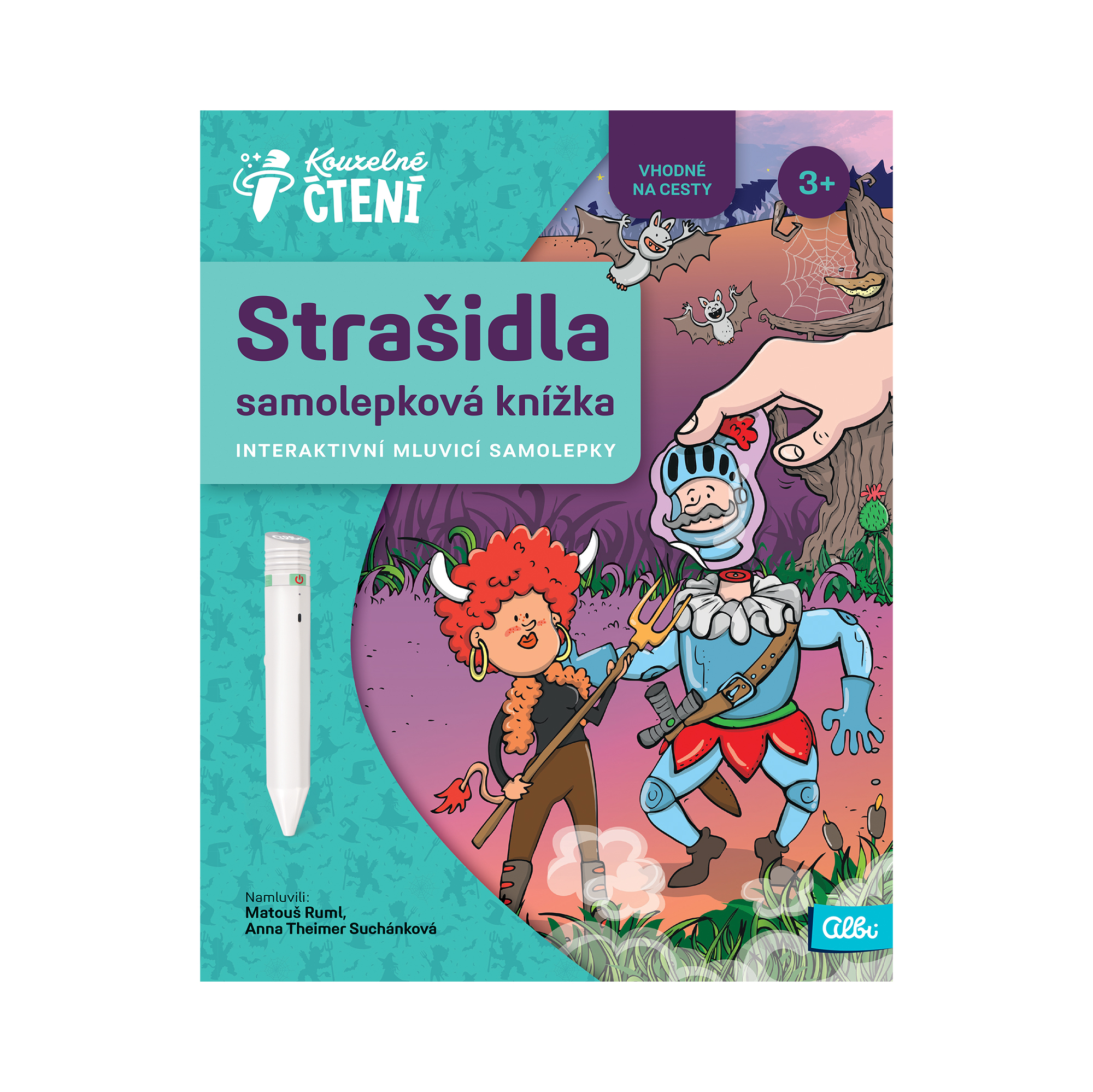Samolepková knížka Strašidla Albi - Obrázek 2
