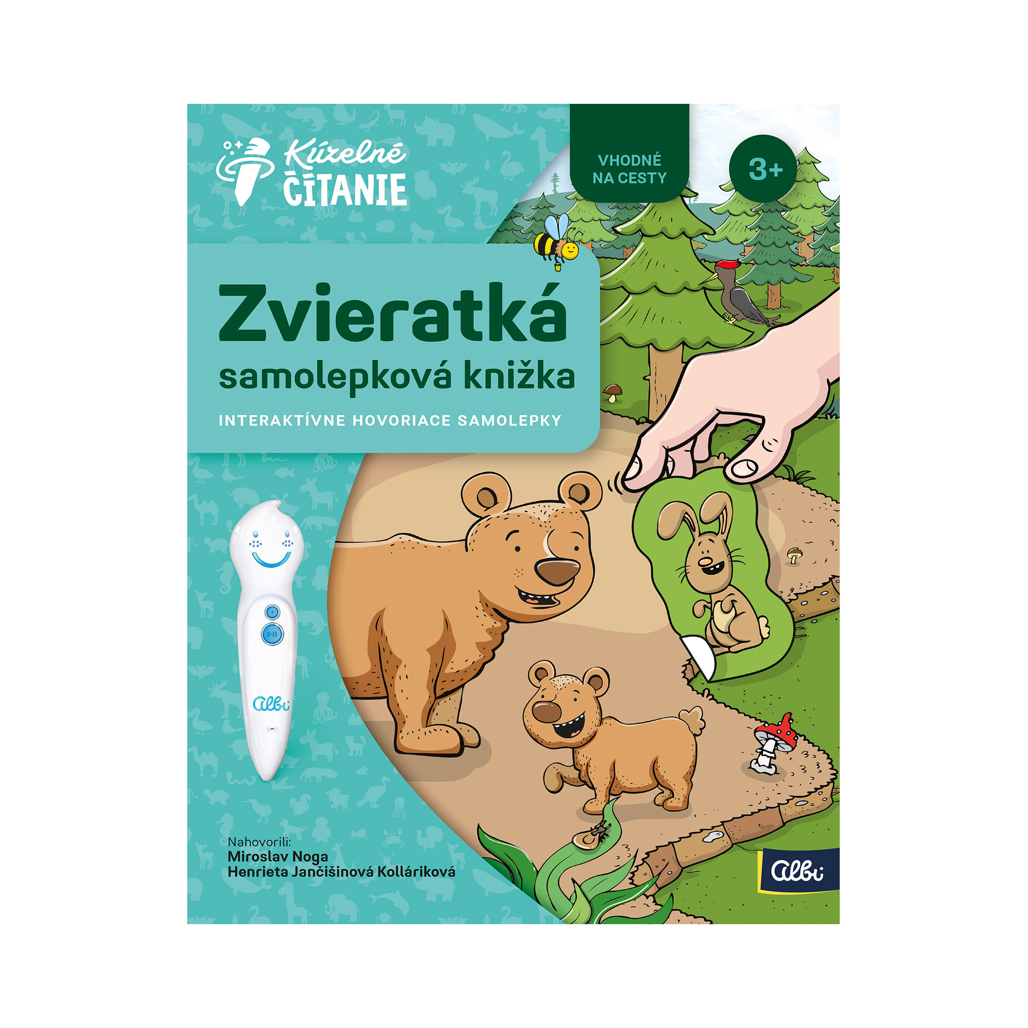 Samolepková knížka Zvieratká SK Albi - Obrázek 2