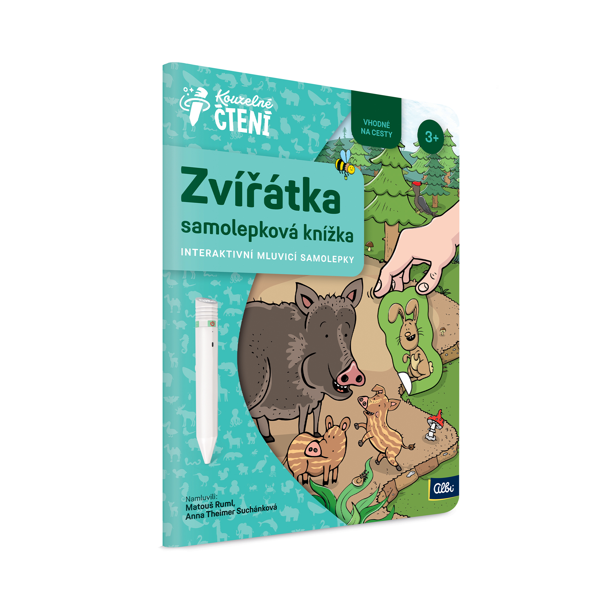 Samolepková knížka Zvířátka Albi