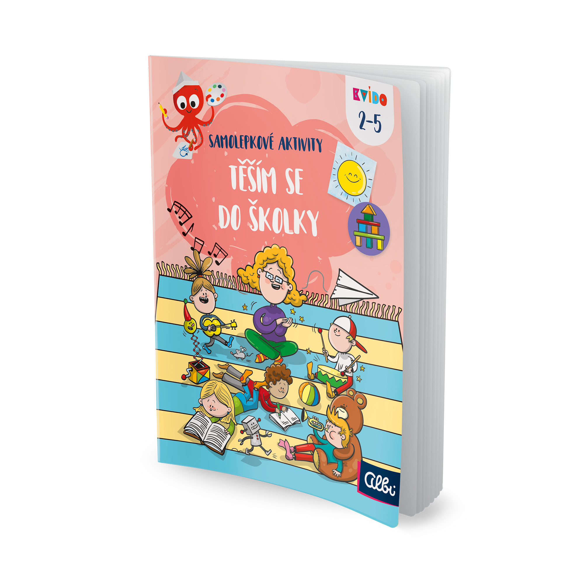 Samolepkové aktivity - Těším se do školky Albi