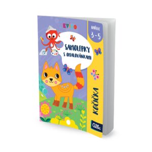 Samolepky s omalovánkami - Kočička Albi