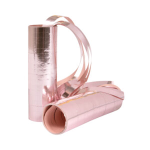 Serpentýny metalické rose gold 2 ks Albi