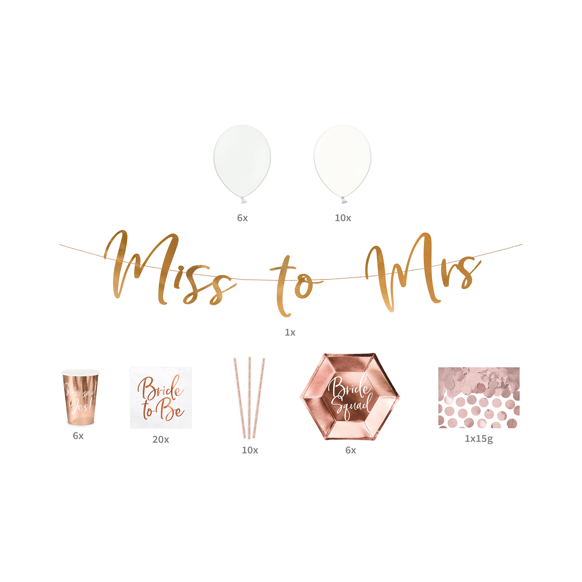 Set dekorací na rozlučku 60 ks Albi - Obrázek 3