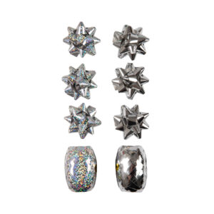 Set kokard a stuh - Stříbrný Albi