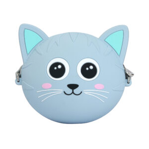 Silikonová kabelka - Modrá kočka Albi