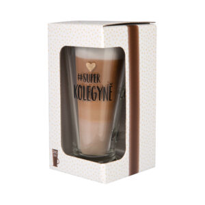 Sklenice na latte - Super kolegyně Albi