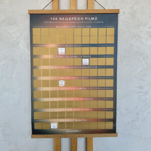 Stírací plakát - 100 tipů na nejlepší filmy Albi