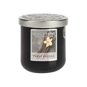 Střední svíčka - Černá vanilka Albi