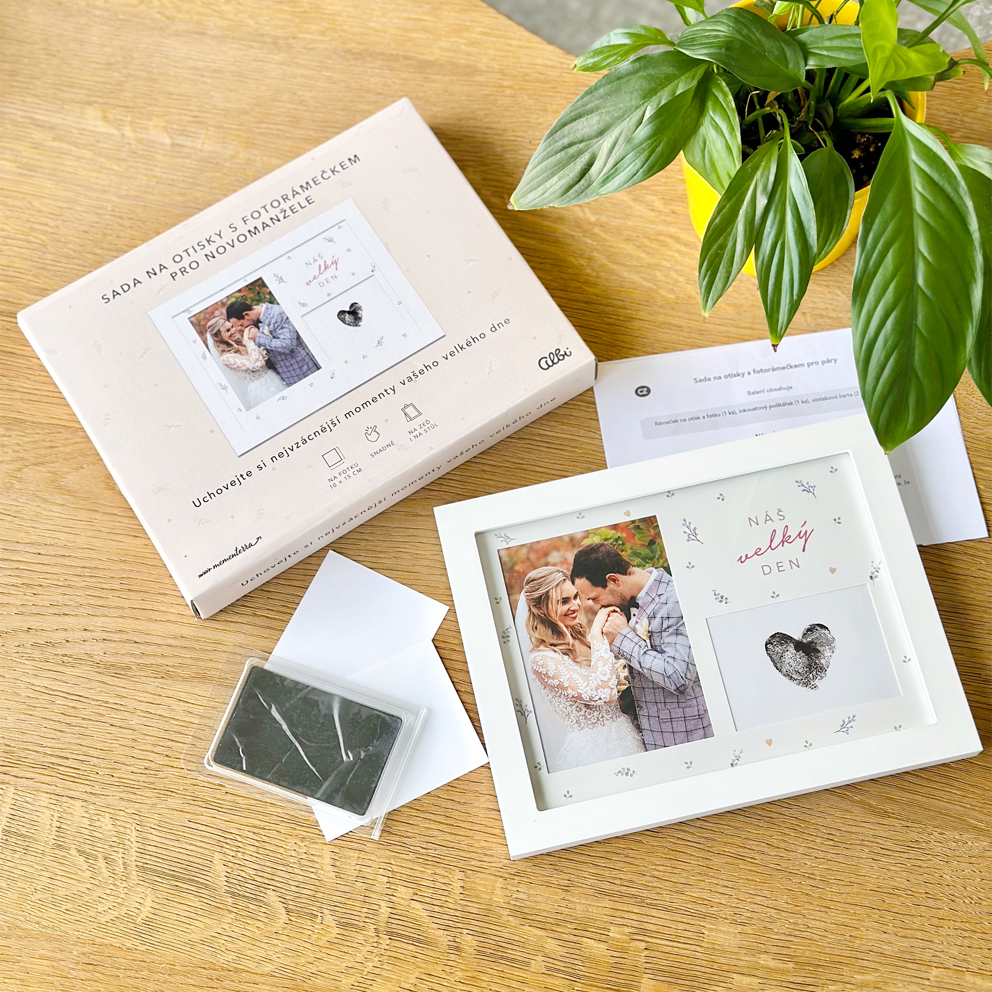 Svatební fotorámeček se sadou na otisky Albi - Obrázek 3