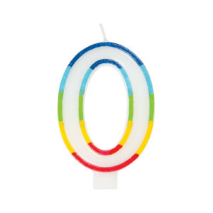 Svíčka dortová barevná číslo 0 Albi