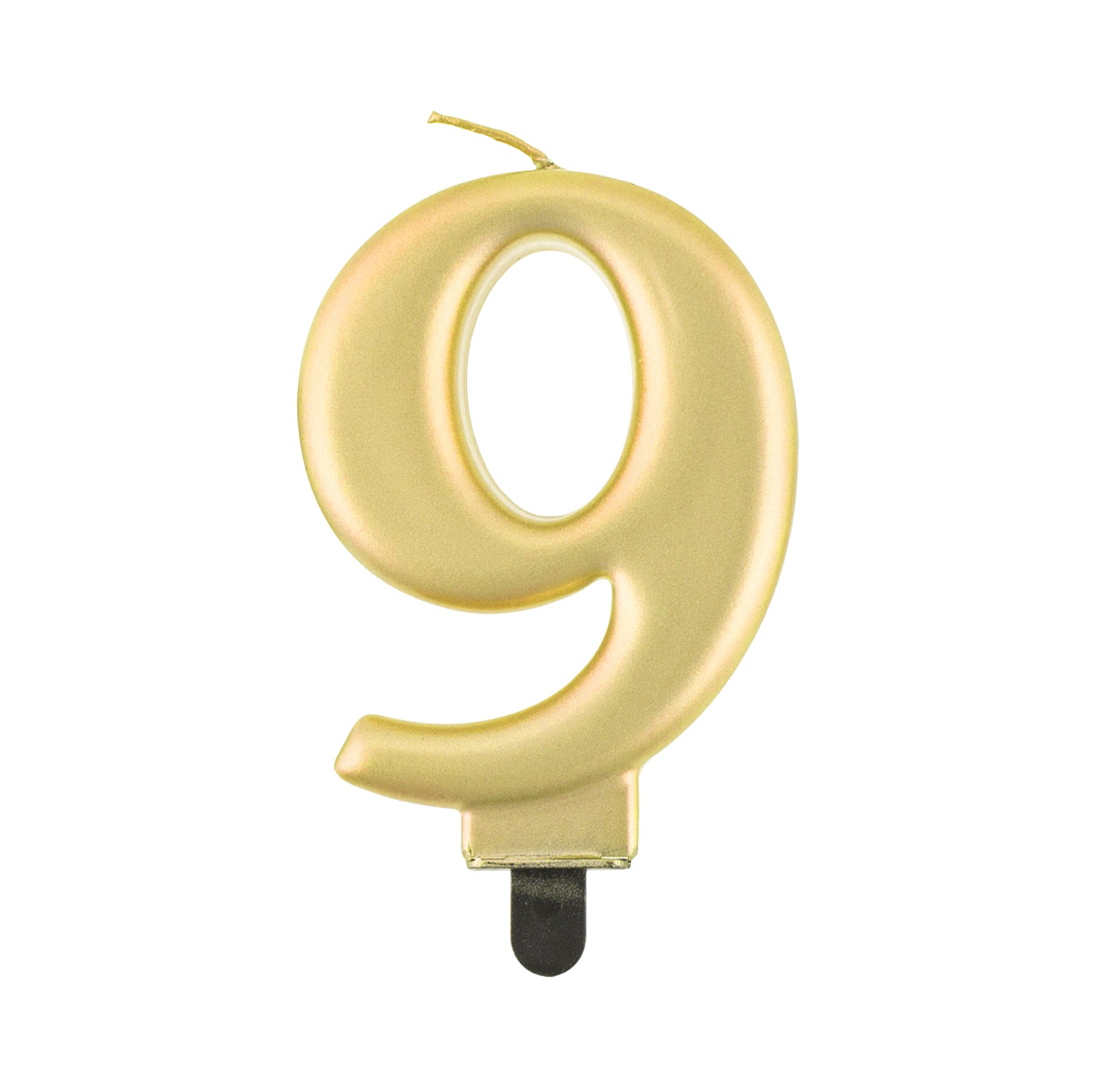 Svíčka dortová zlatá číslo 9 Albi