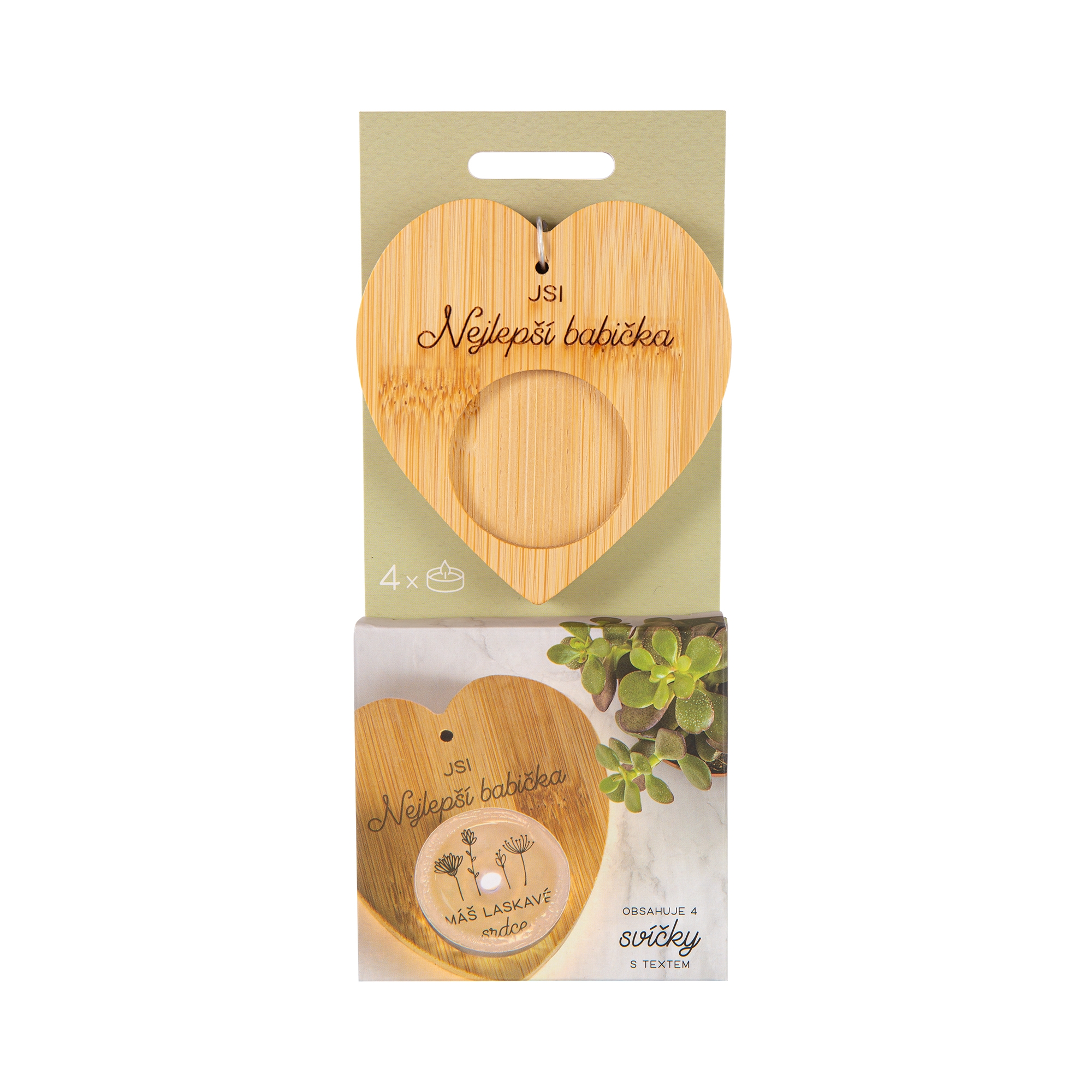 Svíčka s překvapením - Babička Albi