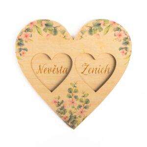 Tácek na snubní prstýnky Albi