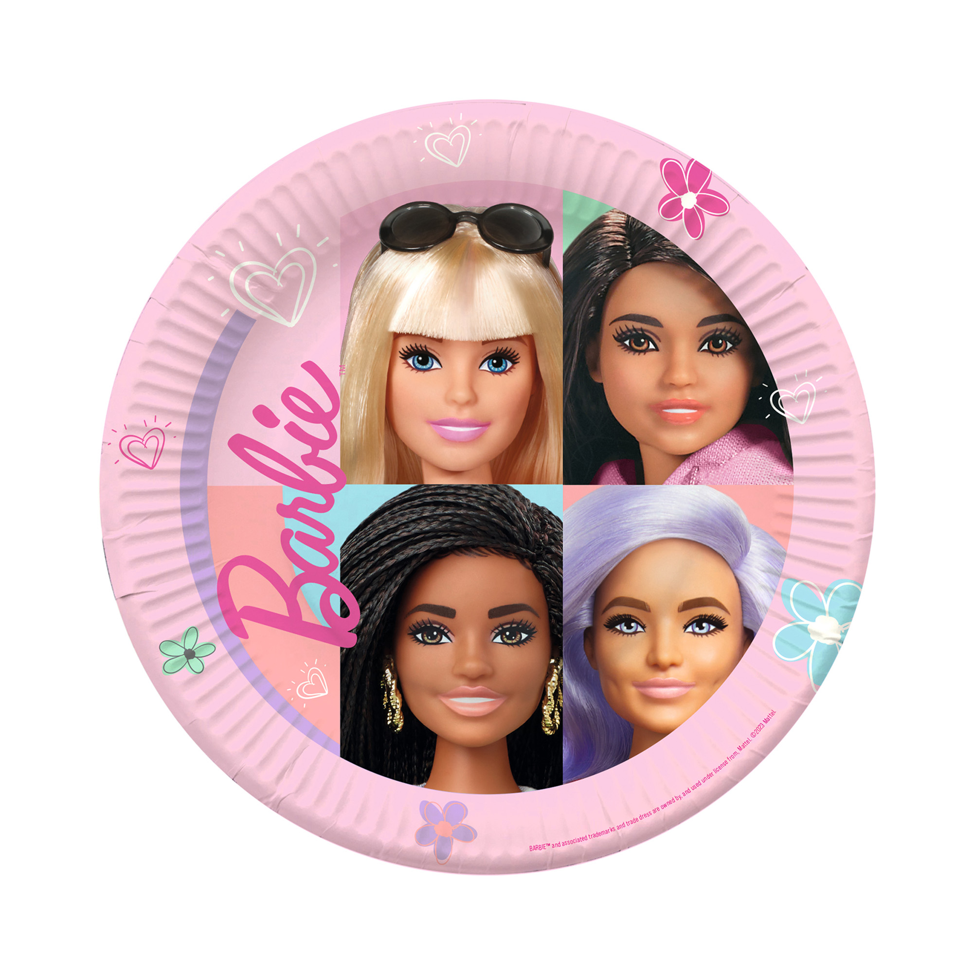 Talíře Barbie 8 ks Albi