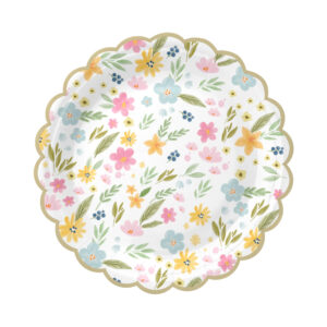 Talíře Jarní květiny  6 ks Albi