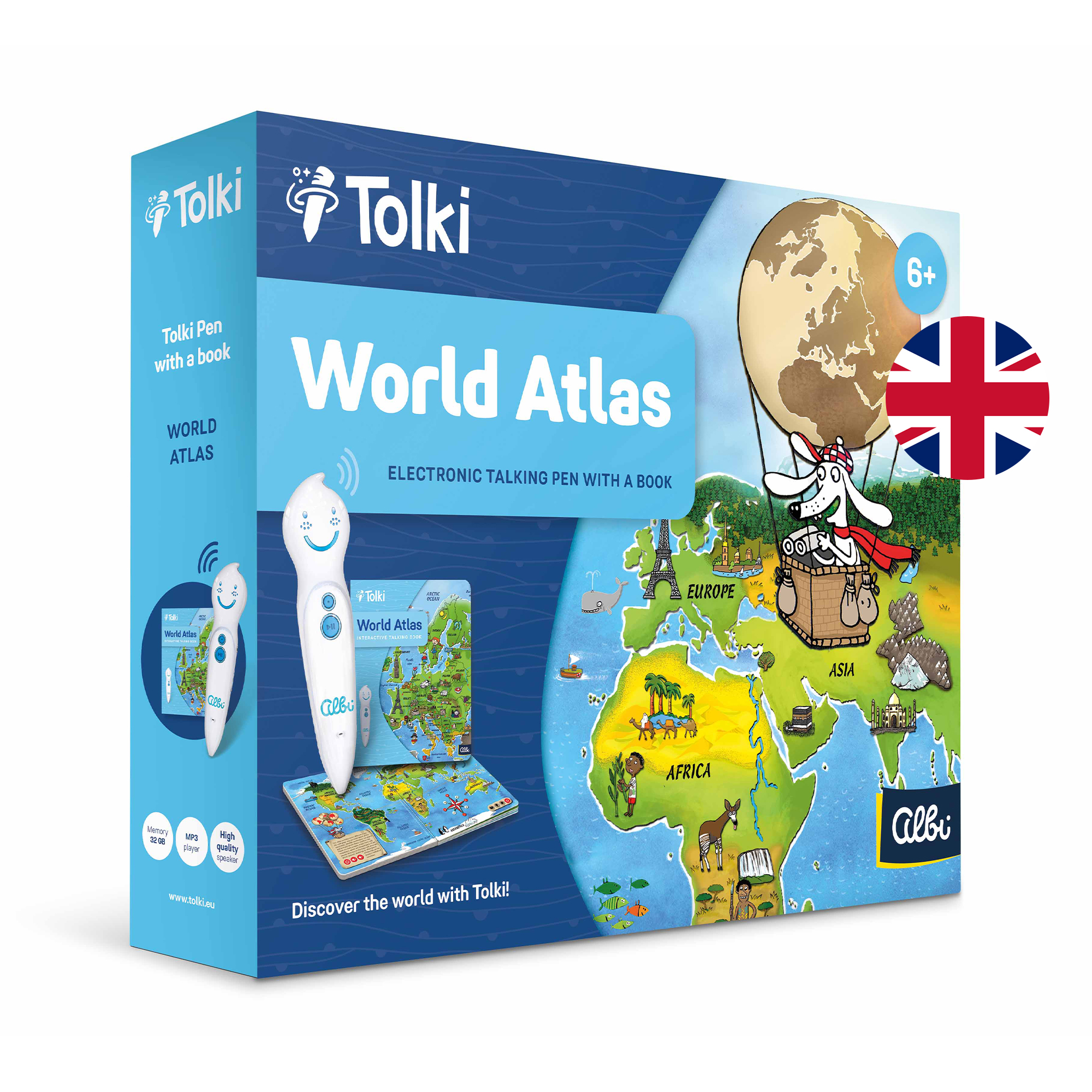 Tolki Pen + World Atlas EN Albi