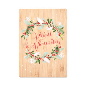 Vánoční bambusové přání - Věnec Albi